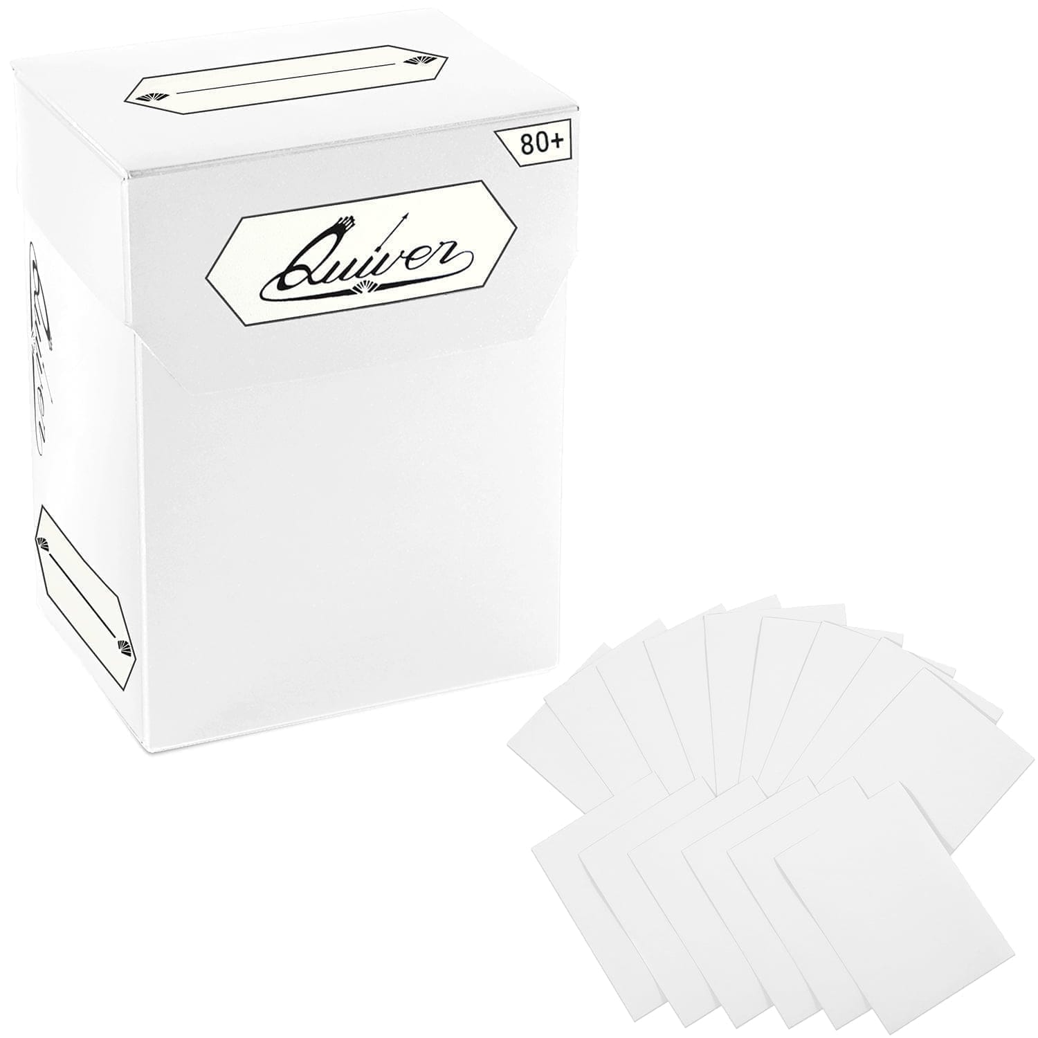 White 80+ Standard Deck Block