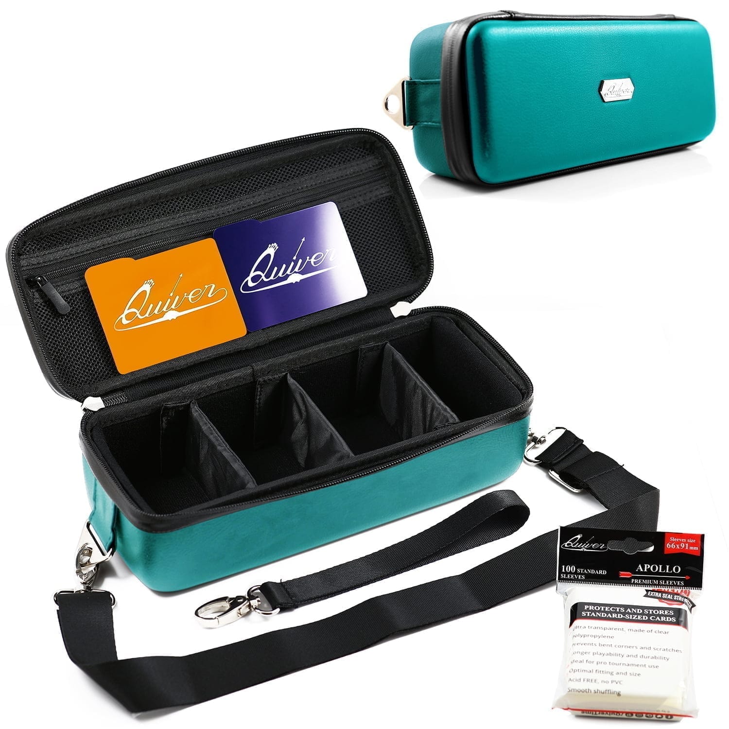 Teal Bolt Card Case