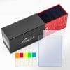100 Count Top Loader for Cards + 100 Soft Card Sleeves + 100 pull-tabs