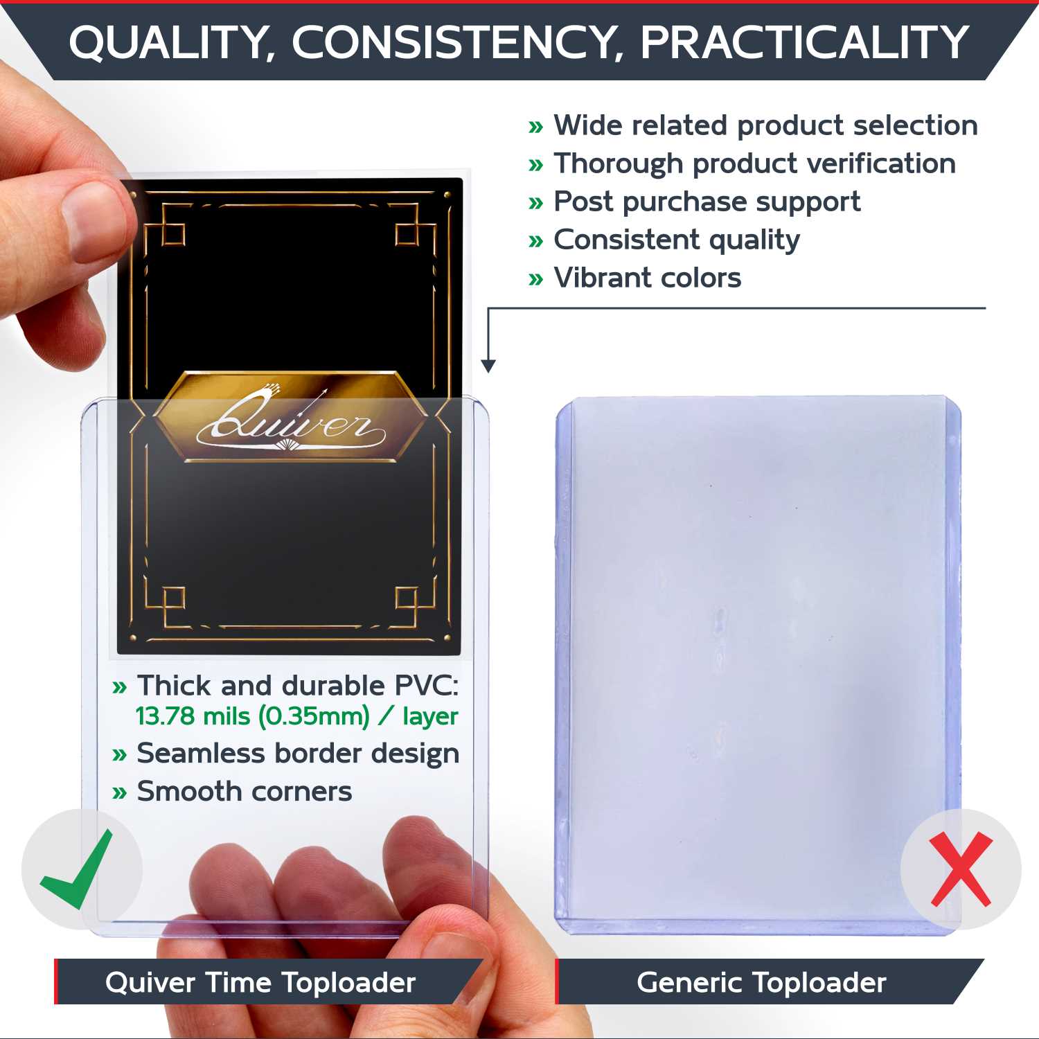 100 Count Top Loader for Cards + 100 Soft Card Sleeves + 100 pull-tabs - Image 5