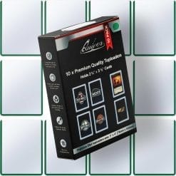 10 Count Top Loaders for Cards - Green